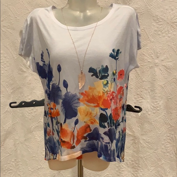 Beautiful flowered women’s blouse/shirt sizePL - Picture 1 of 4